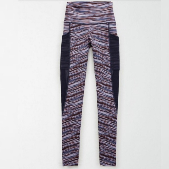 Aerie American Eagle Move High Rise 7/8 Legging Space Dye - Picture 2 of 10